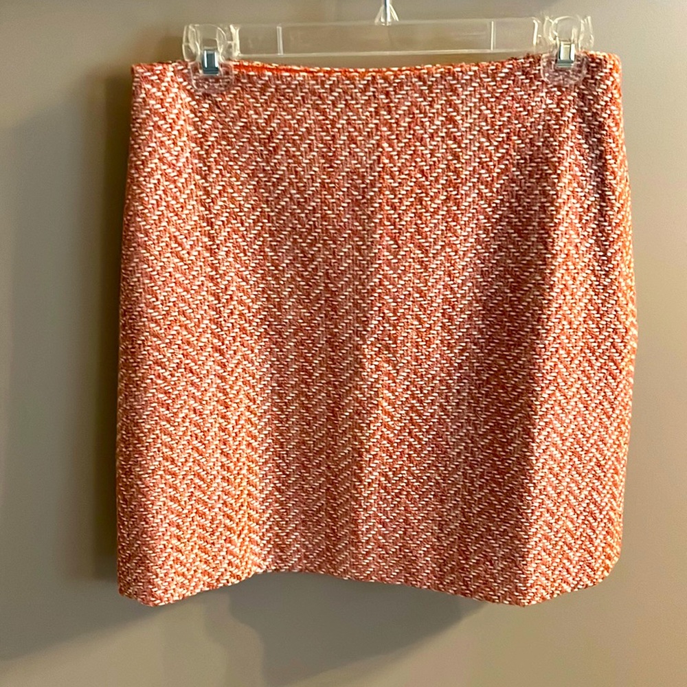 Loft Pink Chevron Skirt-NWT